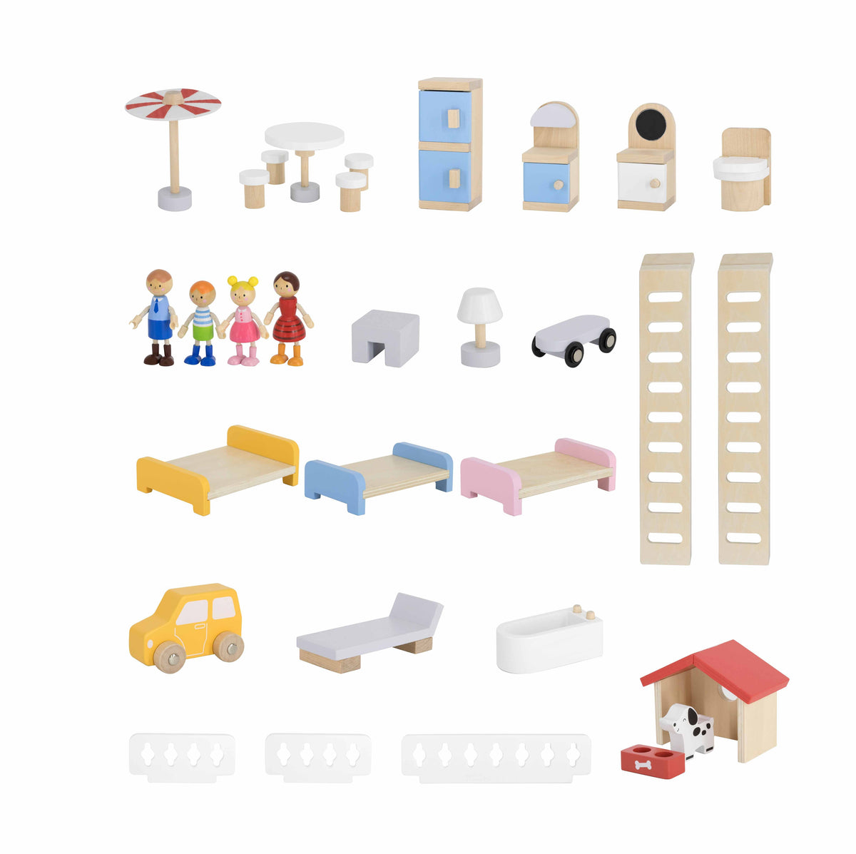 Family Dollhouse Set