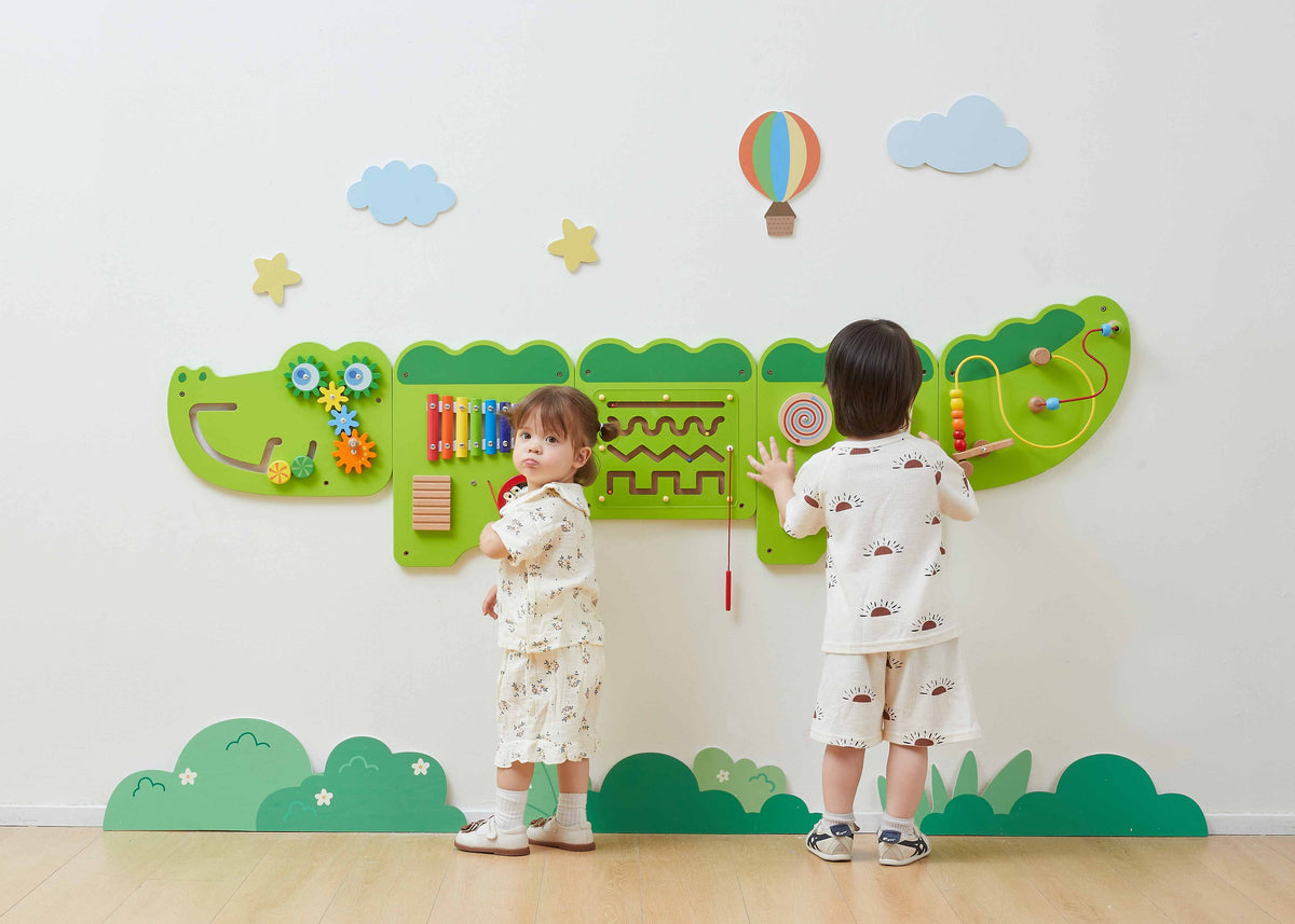 Crocodile Sensory Board