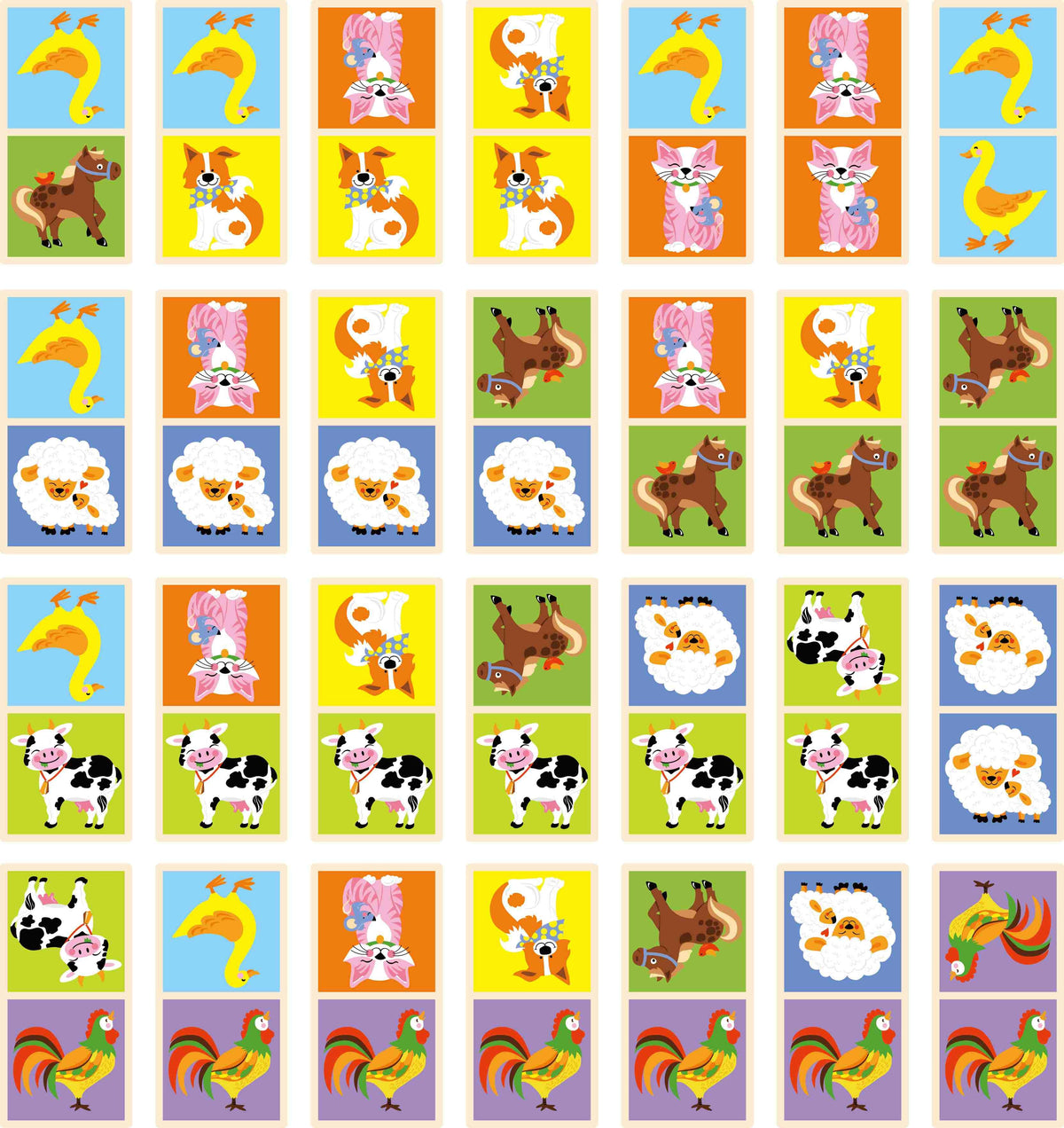 Farm Animal Dominoes