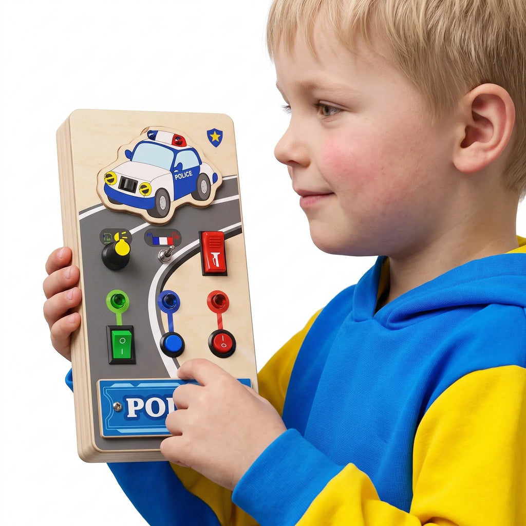Police Car Busy Board