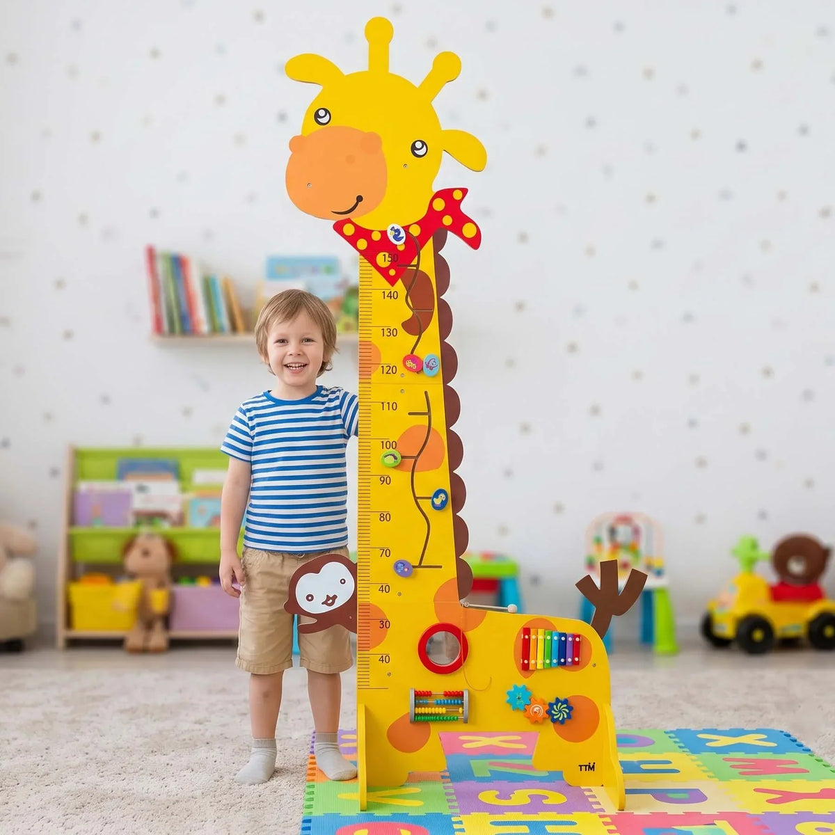 Giraffe Height Ruler Panel
