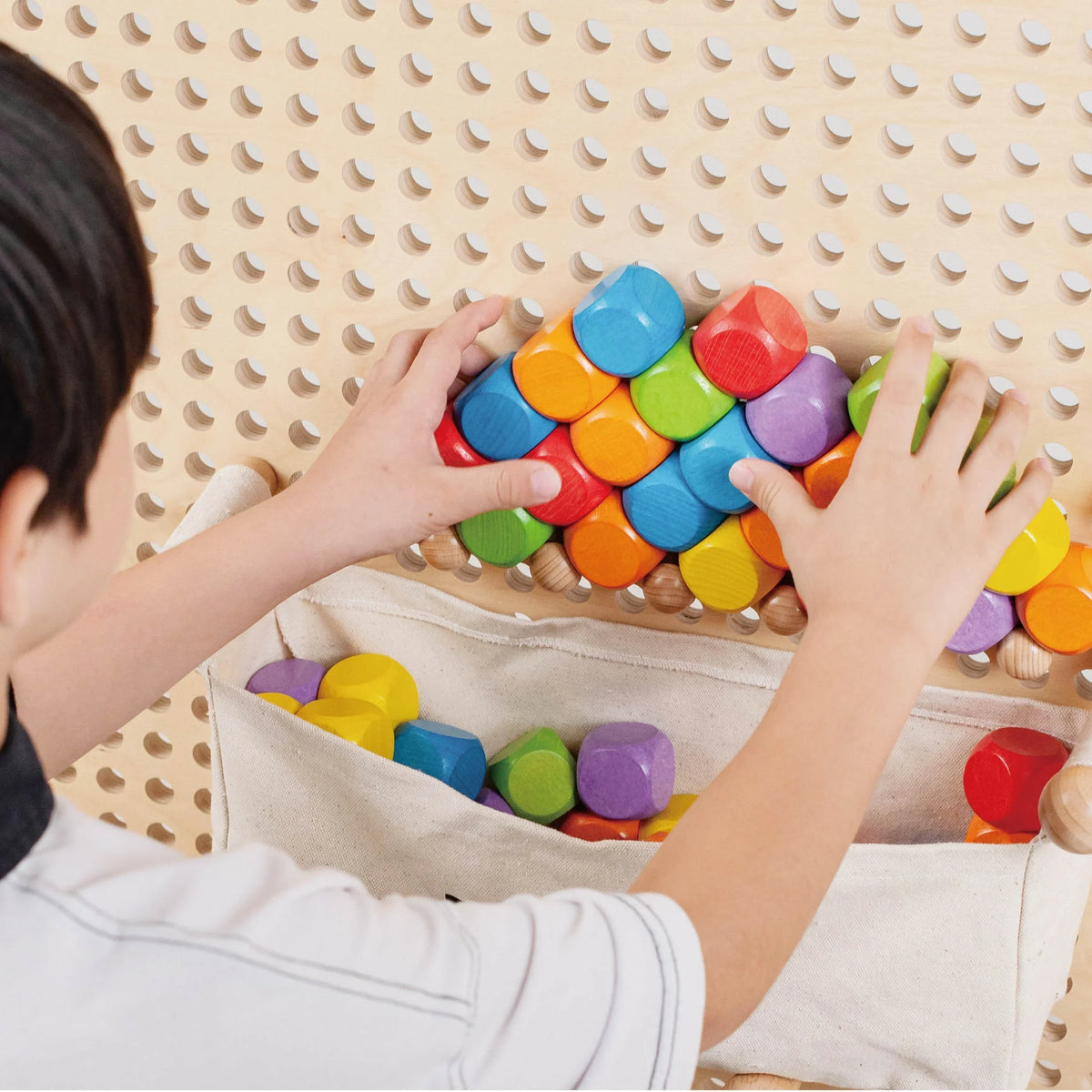 Joyful Dice Stacking