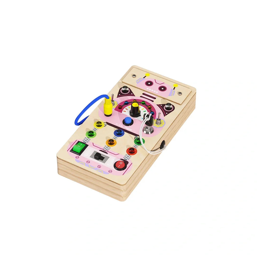 Pink Robot Busy Board