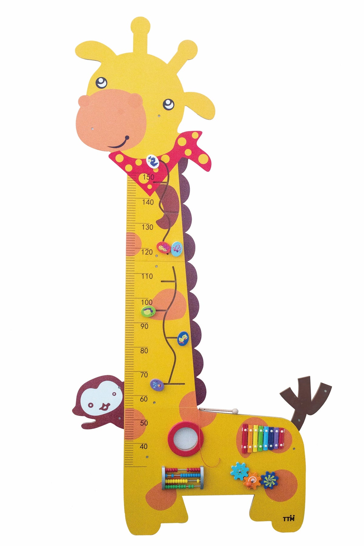 Giraffe Height Ruler Panel