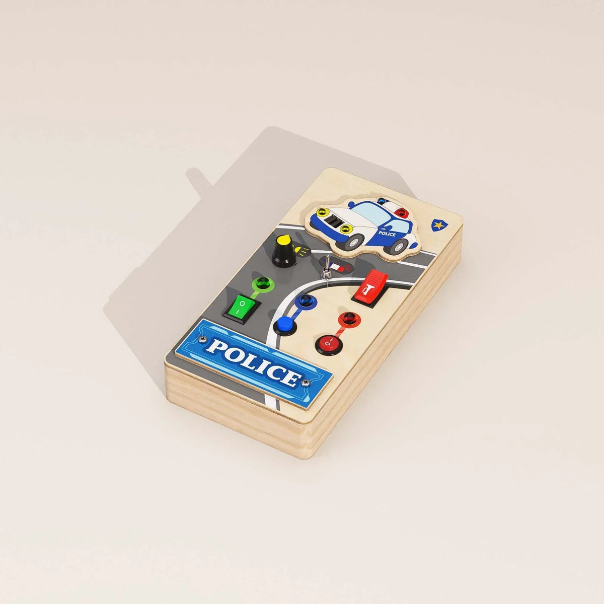Police Car Busy Board